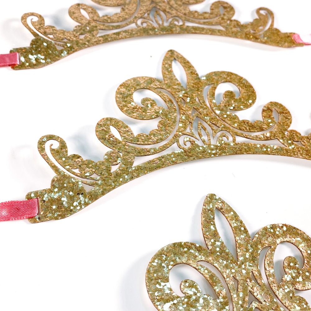 Party Centre - Princess Once Upon A Time Glitter Tiaras