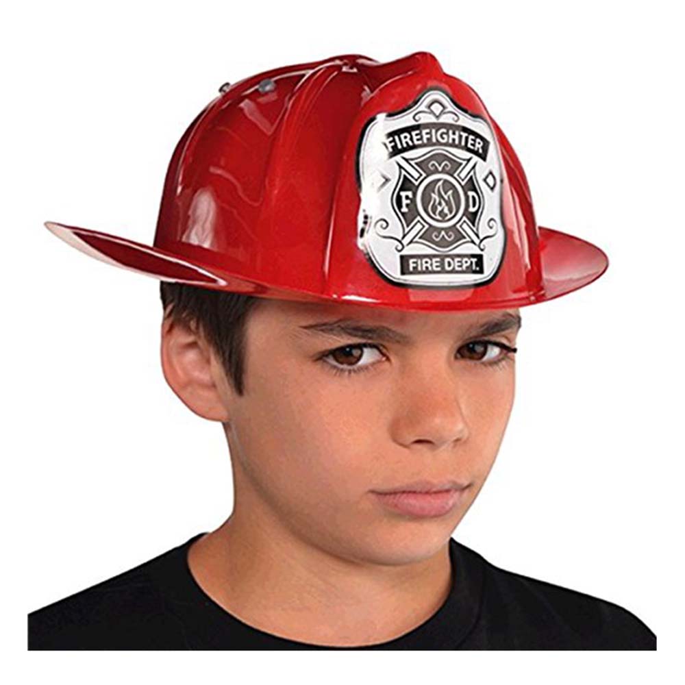 Party Centre - Child Fireman Hat - Red