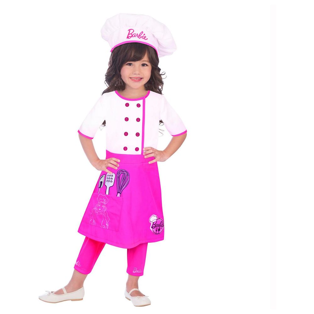 Party Centre - Child Barbie Chef Costume