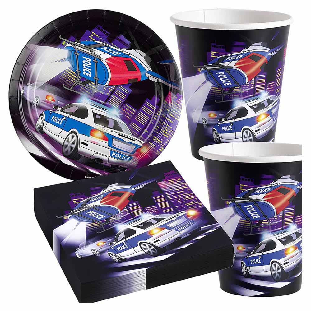 Party Centre - Police Blowouts (8pcs)