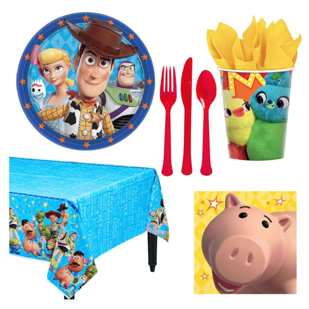 Party Centre - Toy Story 4 Tableware Party Supplies for 8 Guests