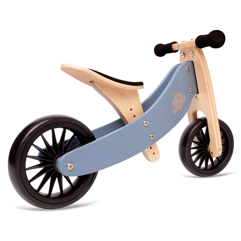 Kinderfeets - 2-in-1 Tiny Tot Tricycle & Bike - Slate Blue