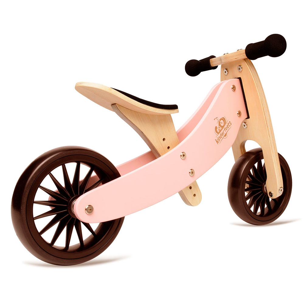Kinderfeets - 2-in-1 Tiny Tot PLUS Tricycle & Bike - Rose