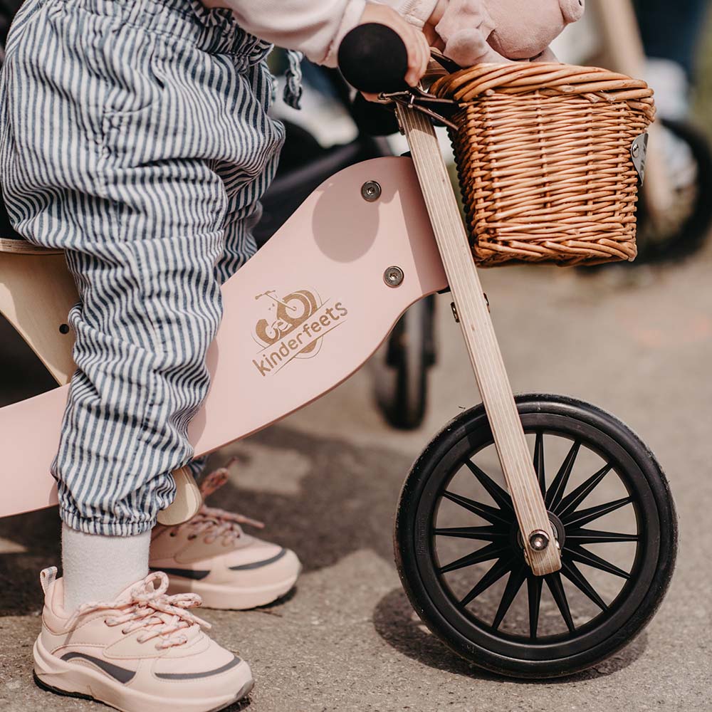 Kinderfeets - 2-in-1 Tiny Tot PLUS Tricycle & Bike - Rose