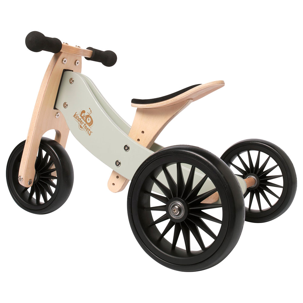 Kinderfeets - 2-in-1 Tiny Tot Tricycle & Bike - Silver Sage