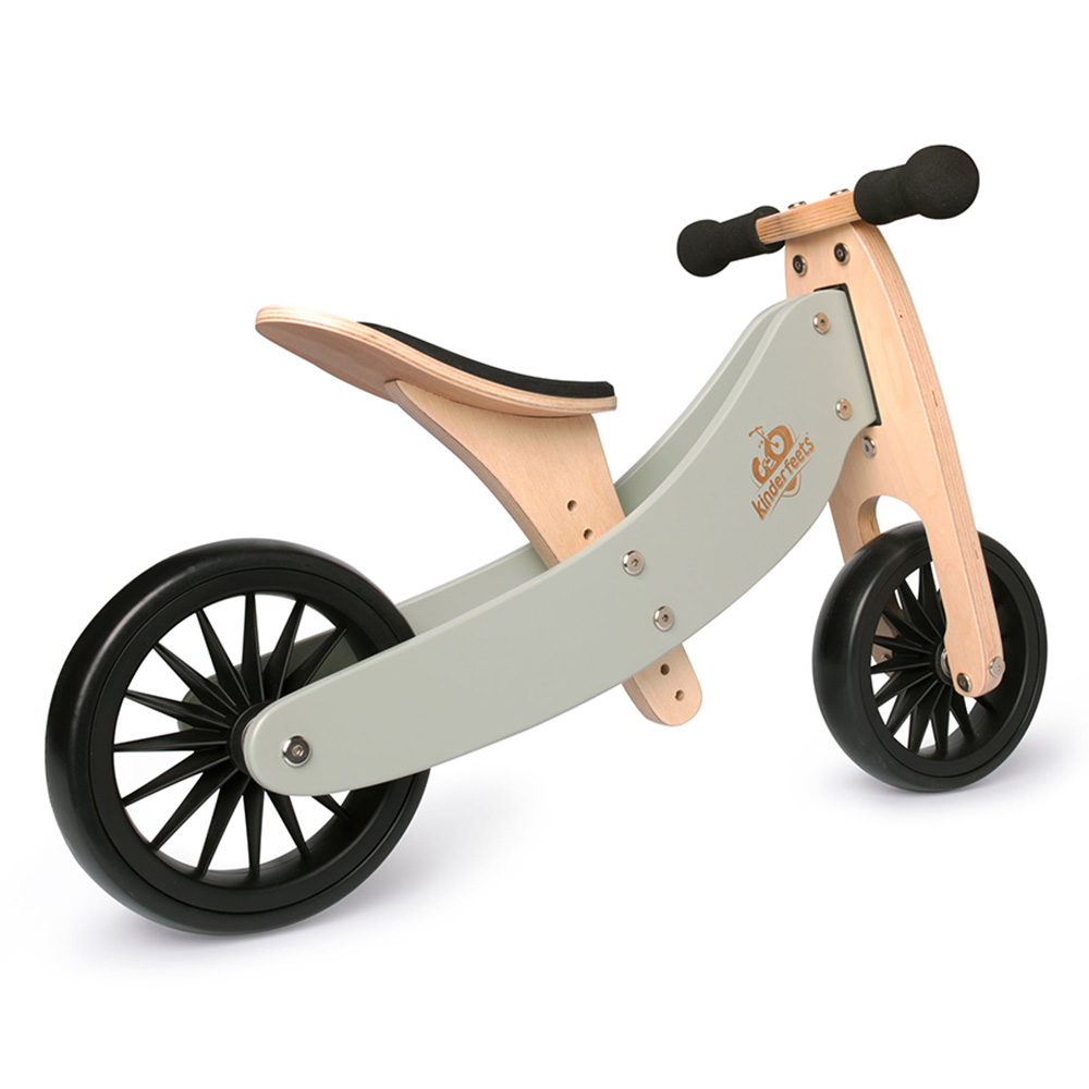 Kinderfeets - 2-in-1 Tiny Tot Tricycle & Bike - Silver Sage