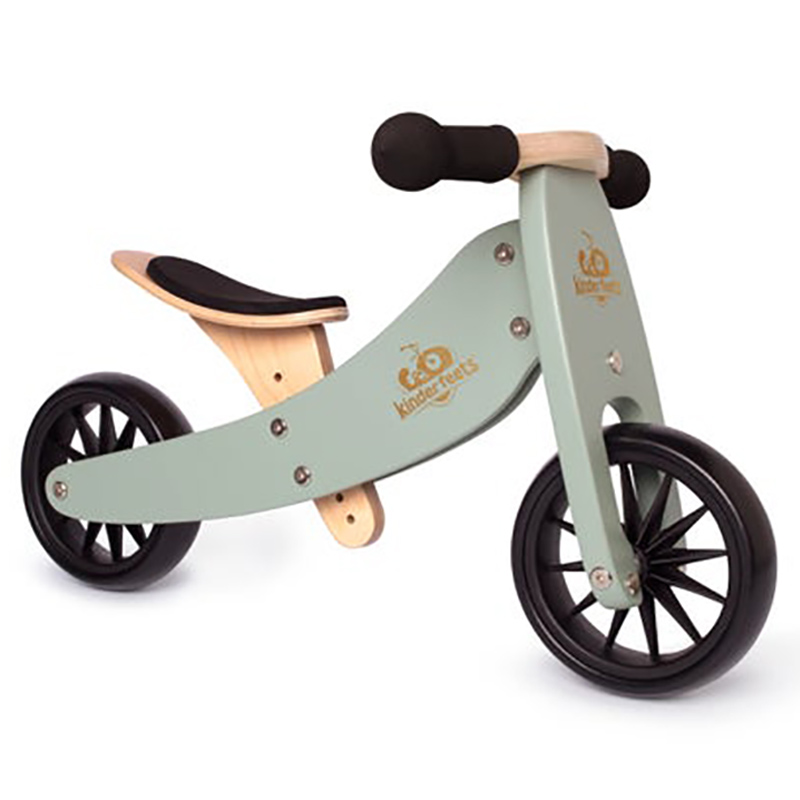 Kinderfeets - 2-in-1 Tiny Tot Tricycle & Balance Bike - Sage