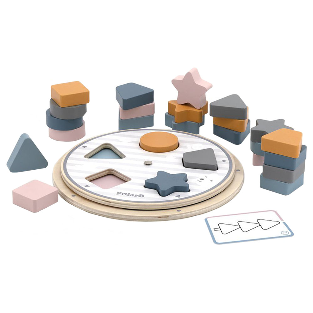 PolarB - Matching Shape & Colour Wheel Game