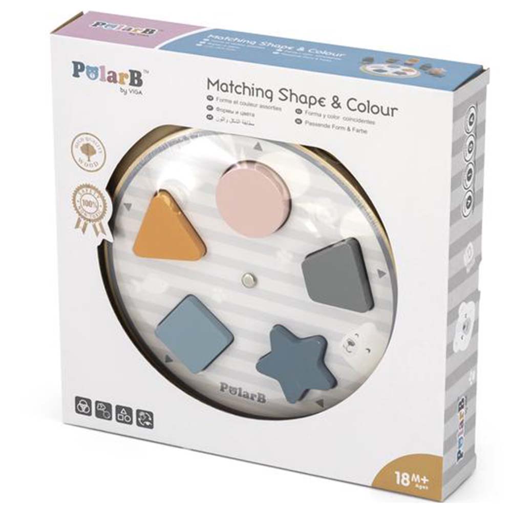 PolarB - Matching Shape & Colour Wheel Game