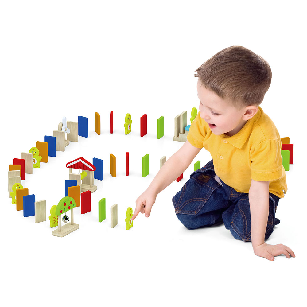 Viga - Domino Run Set - 116pcs - Construction