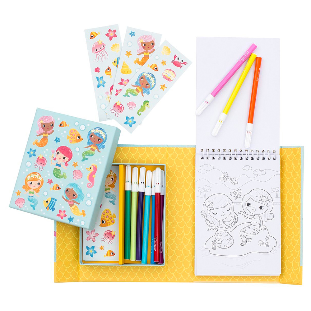 Tiger Tribe - Mermaids Colouring Set