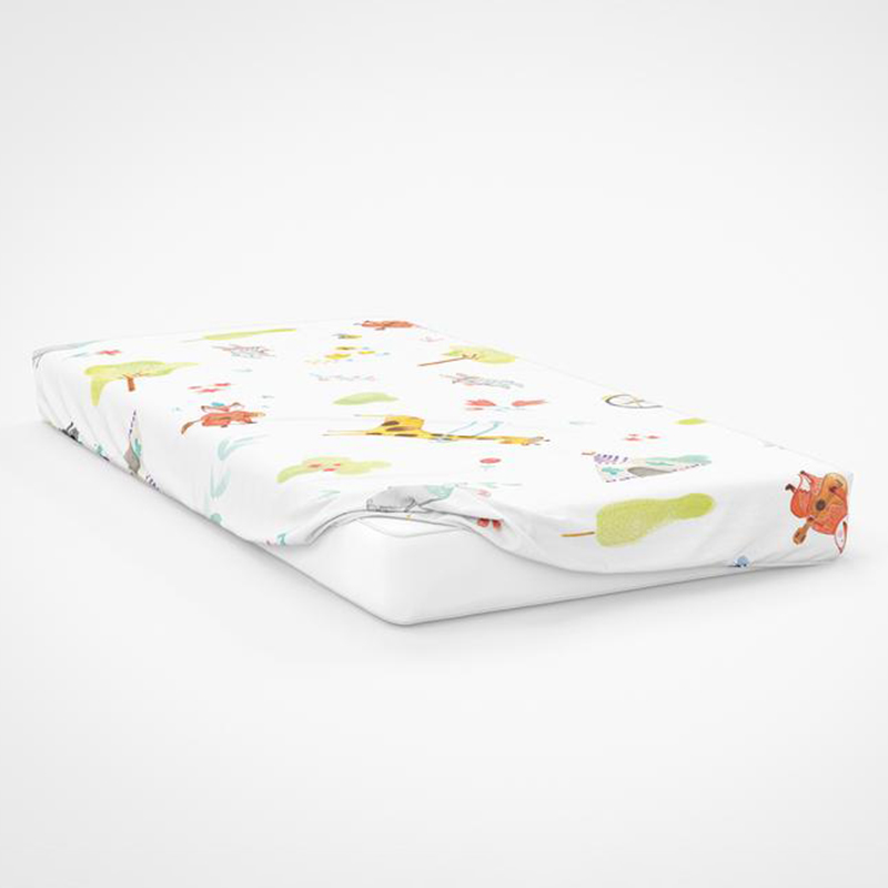 Boreas Boho Team Fun Fitted Sheet For Toddler