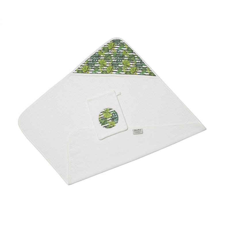 Boreas - 3X Organic Baby Towel - Palmy