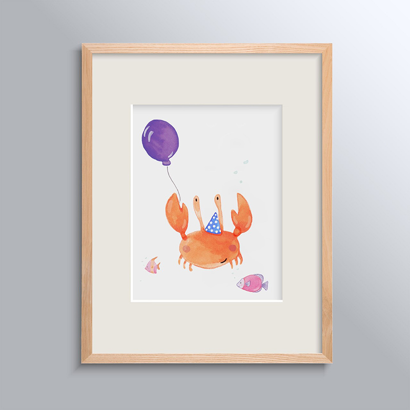 Boreas - Cake By The Ocean 3X Frame - Wood