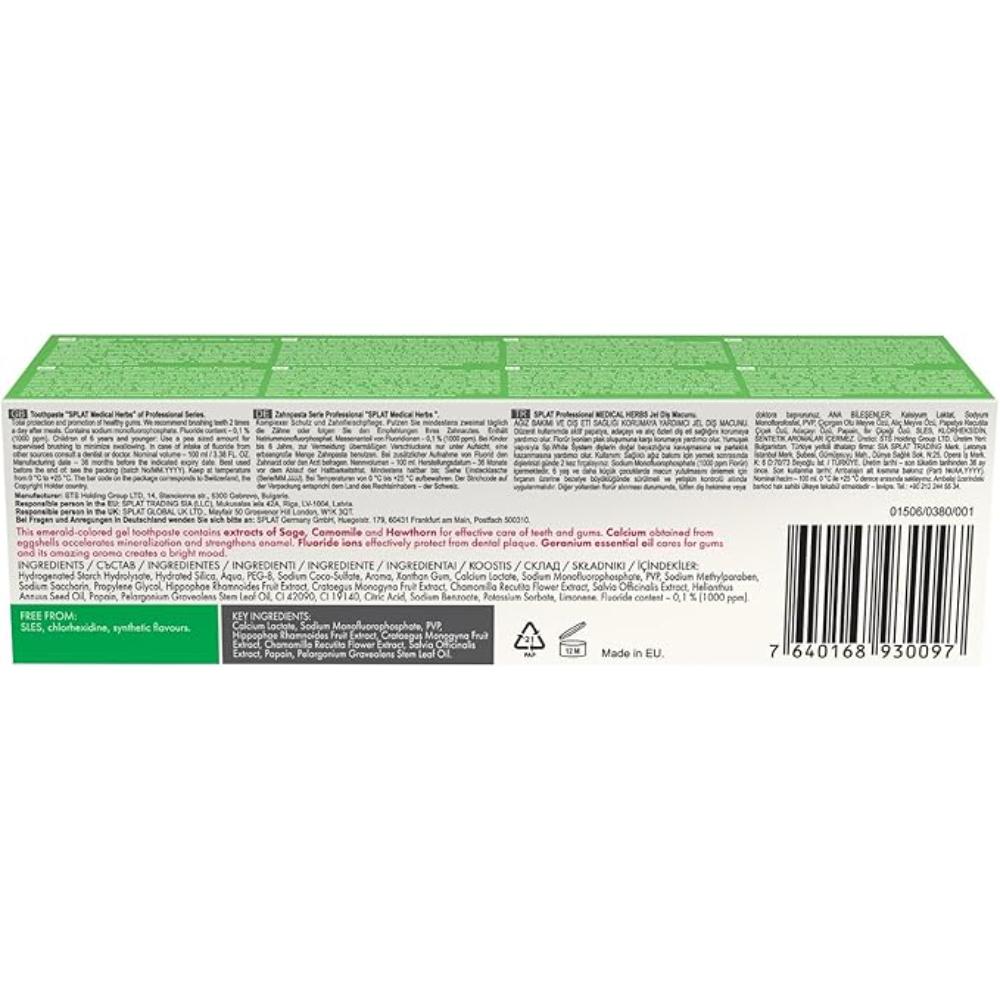 Splat - Professional Medical Herbs Toothpaste - 100 ml