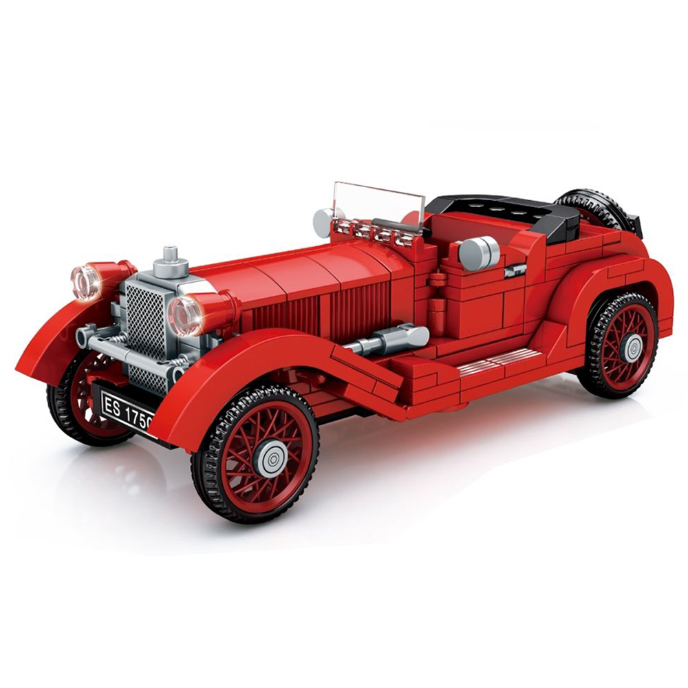 Sembo - Classic Horn Car Building Blocks - 324 Pcs - Red