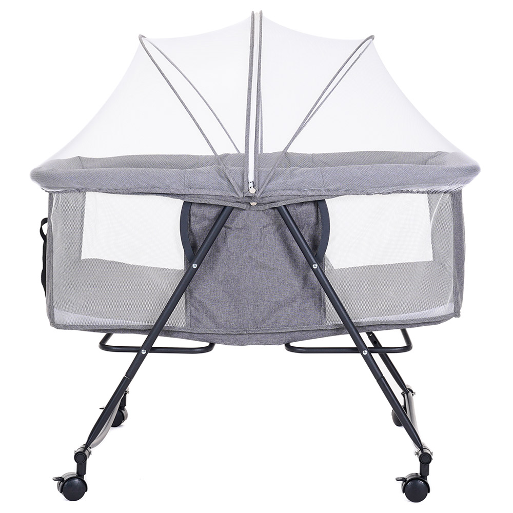 Uniqoo - Tita Travel Foldable Baby Bed - Khaki