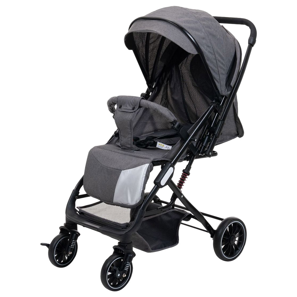 Uniqoo - Two-Way Push Stroller - Grey