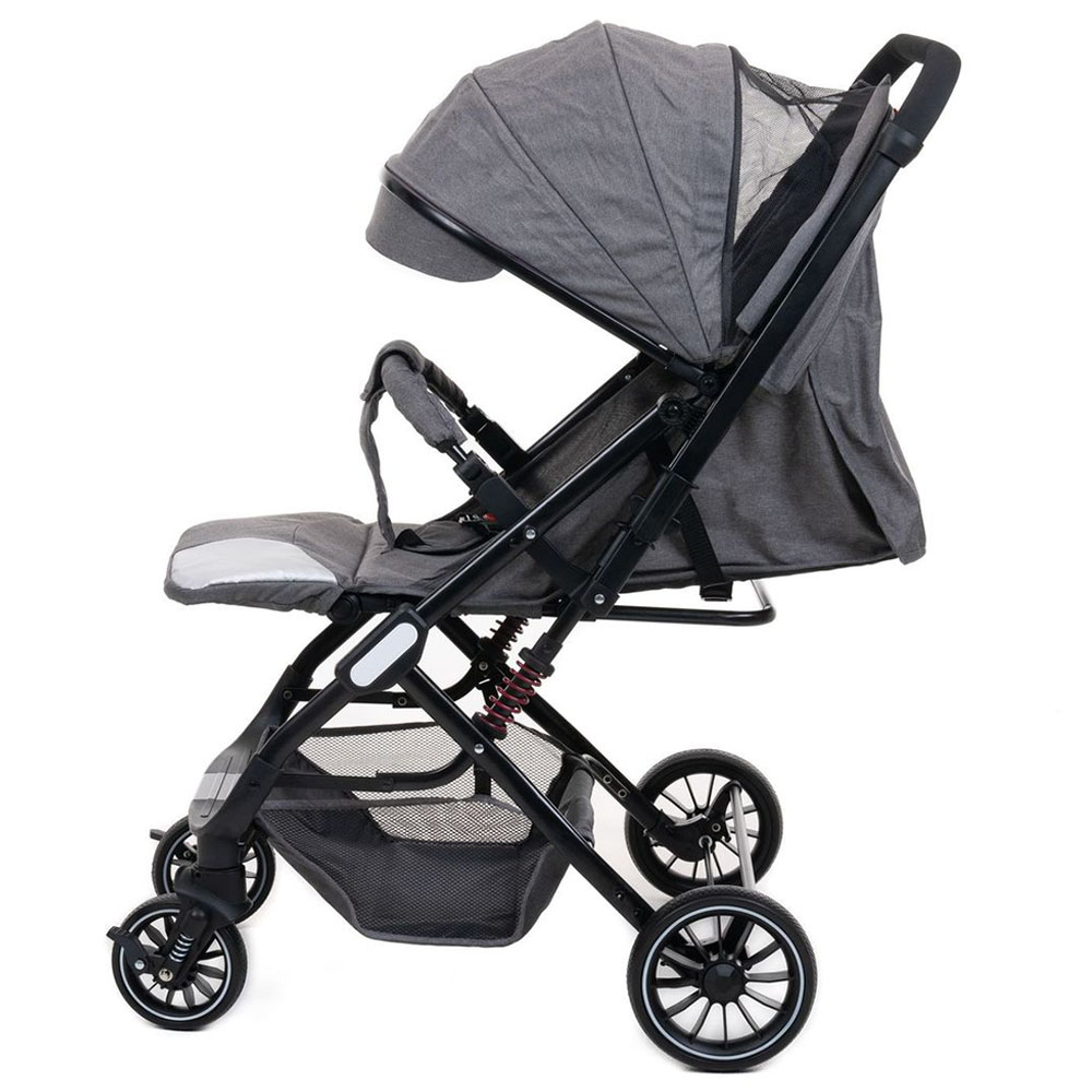 Uniqoo - Two-Way Push Stroller - Grey