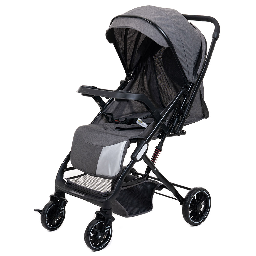 Uniqoo - Two-Way Push Stroller - Grey