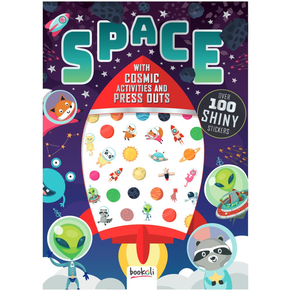 Puffy Sticker Metallic: Space Sticker Book