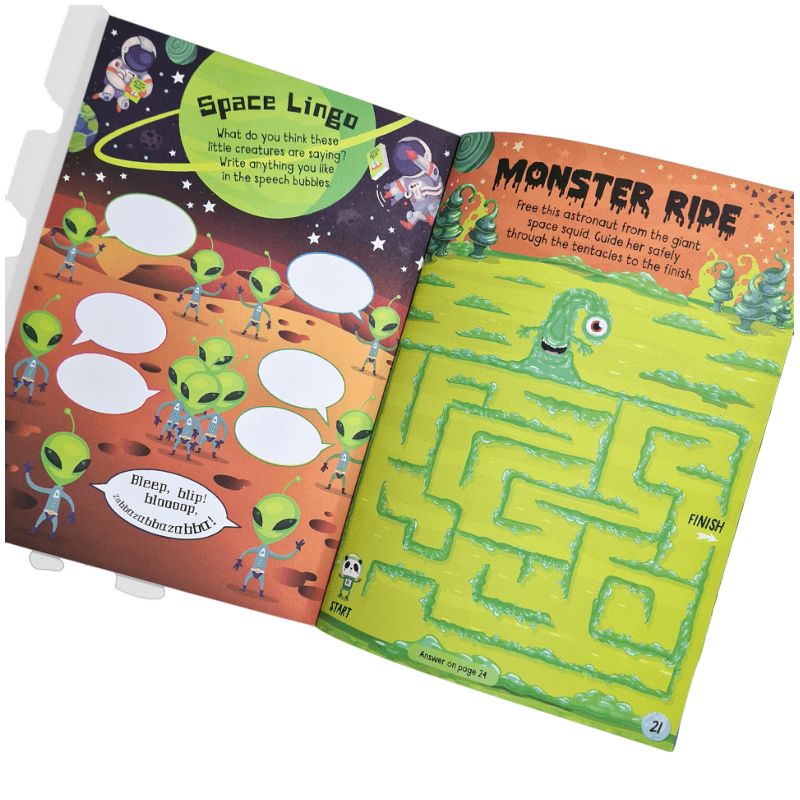 Puffy Sticker Metallic: Space Sticker Book