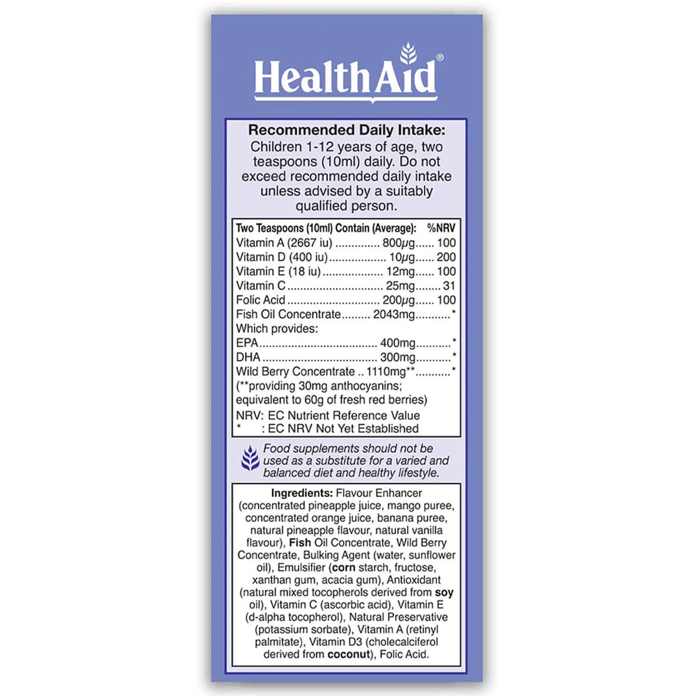 Healthaid - Kidzomega Liquid - 200Ml