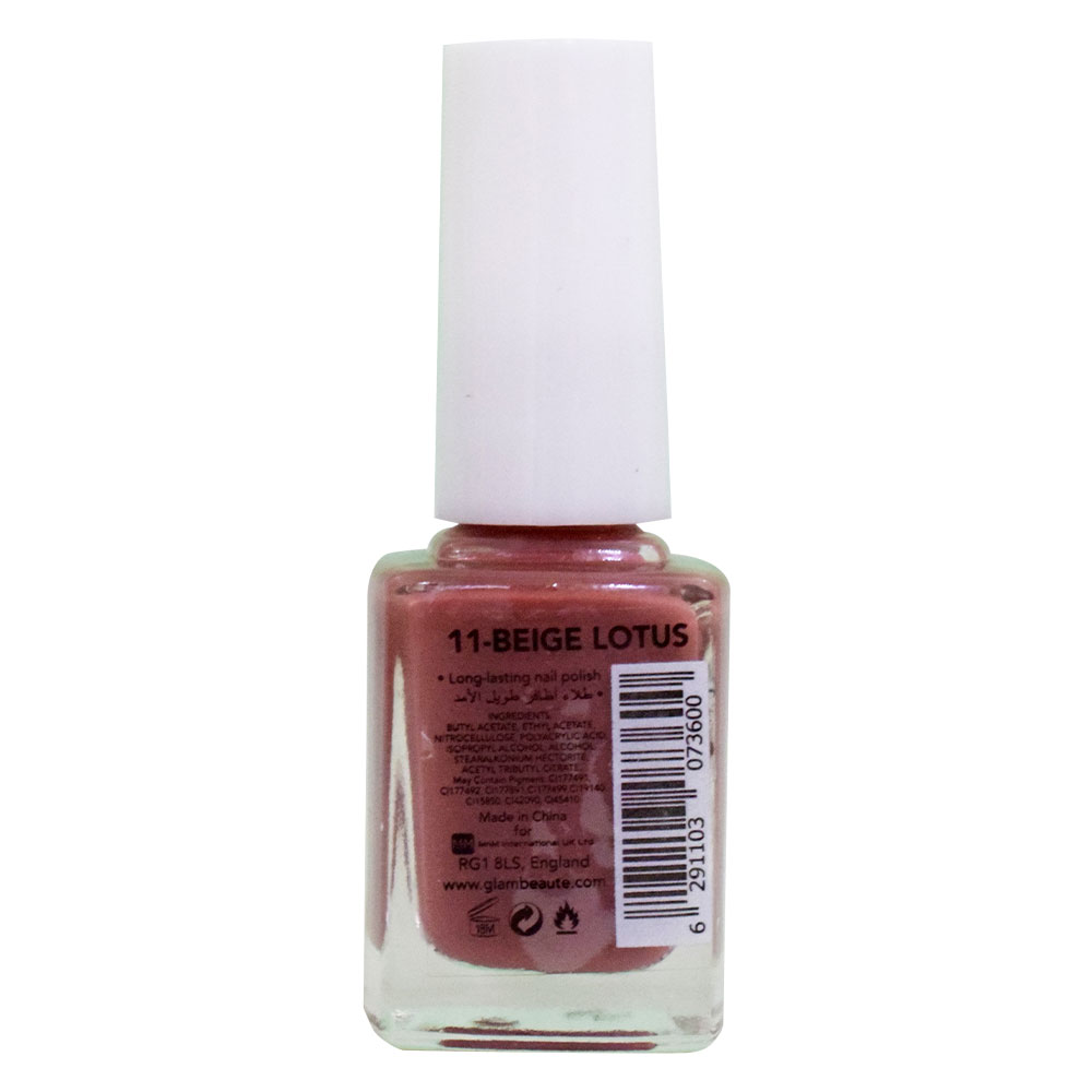 GlamBeaute - Nail Enamel 11 - Beige Lotus 13ml