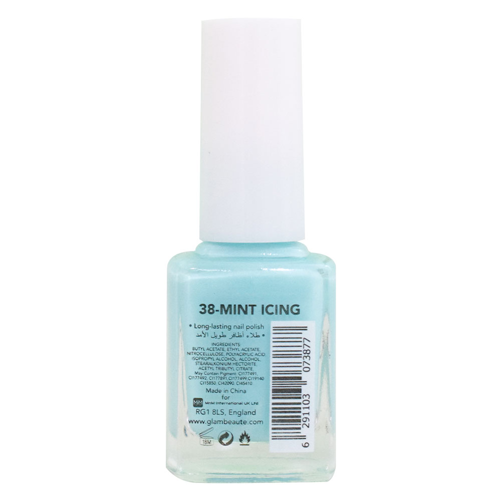 GlamBeaute - Nail Enamel 38 - Mint Icing 13ml