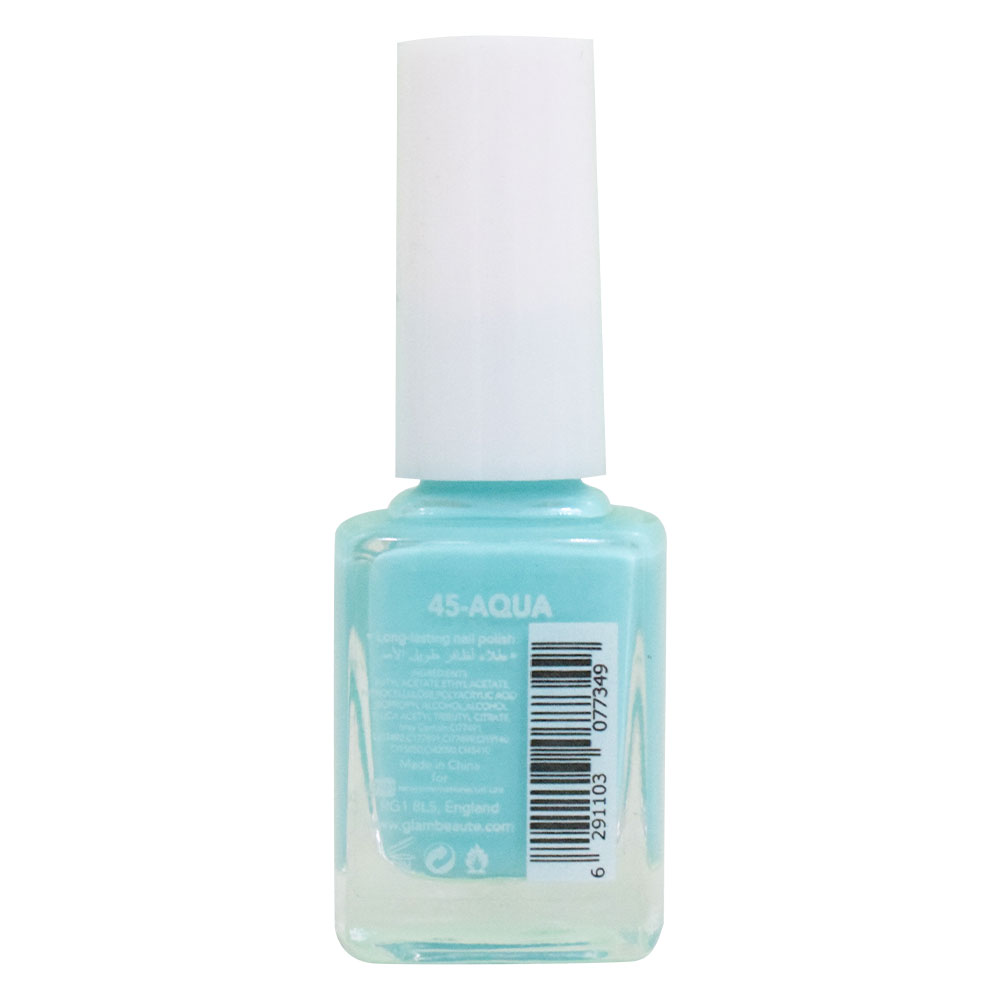 GlamBeaute - Nail Enamel 45 - Aqua 13ml
