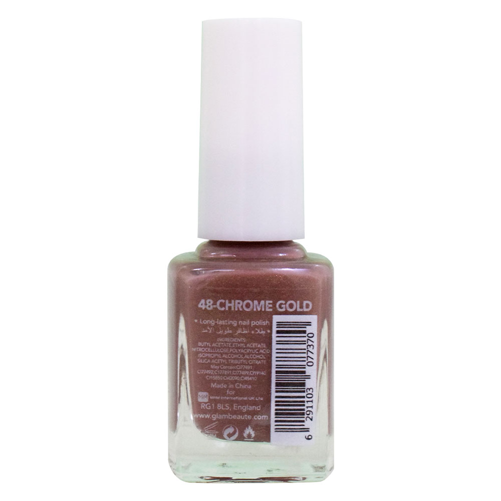 GlamBeaute - Nail Enamel 48 - Chrome Gold 13ml