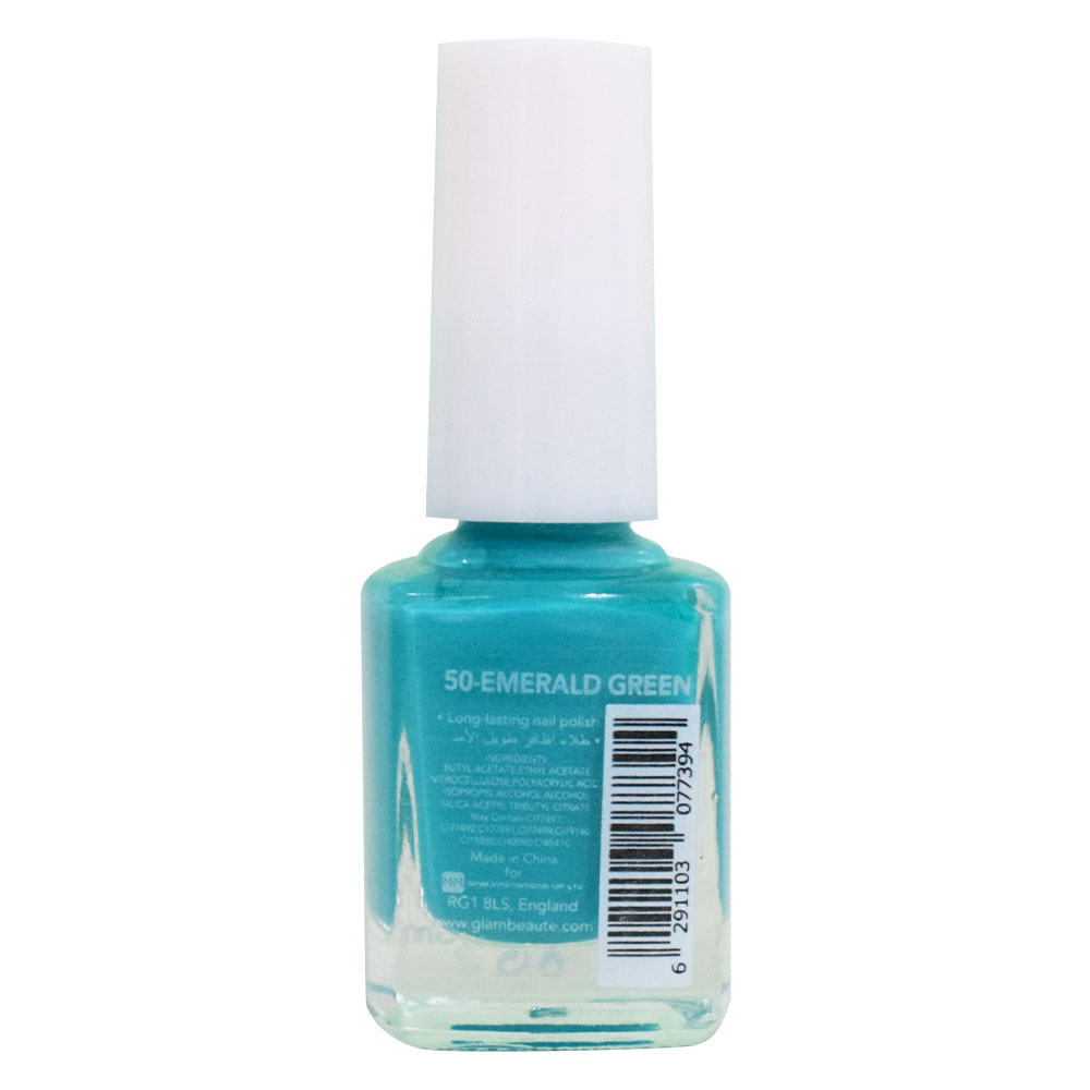 GlamBeaute - Nail Enamel 50 - Emerald Green 13ml