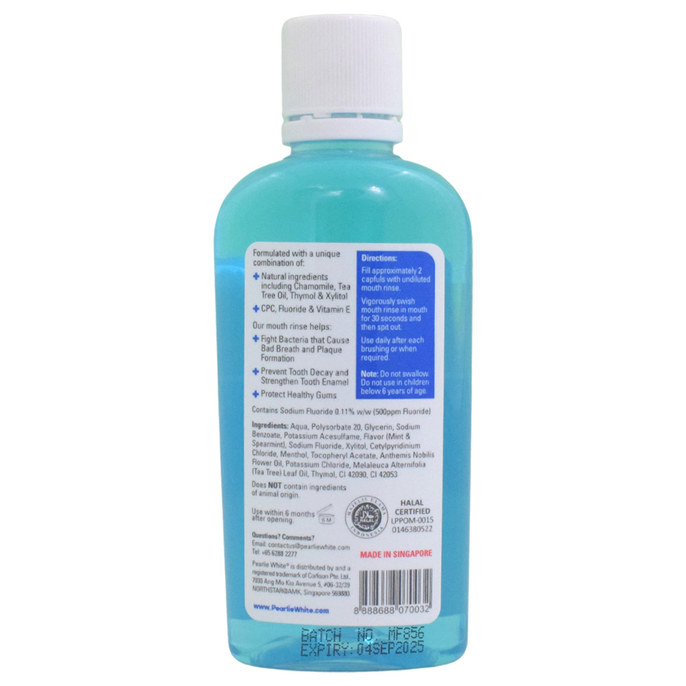 Pearlie White - Fluorinze Mouth Wash - Fresh Mint - 100ml
