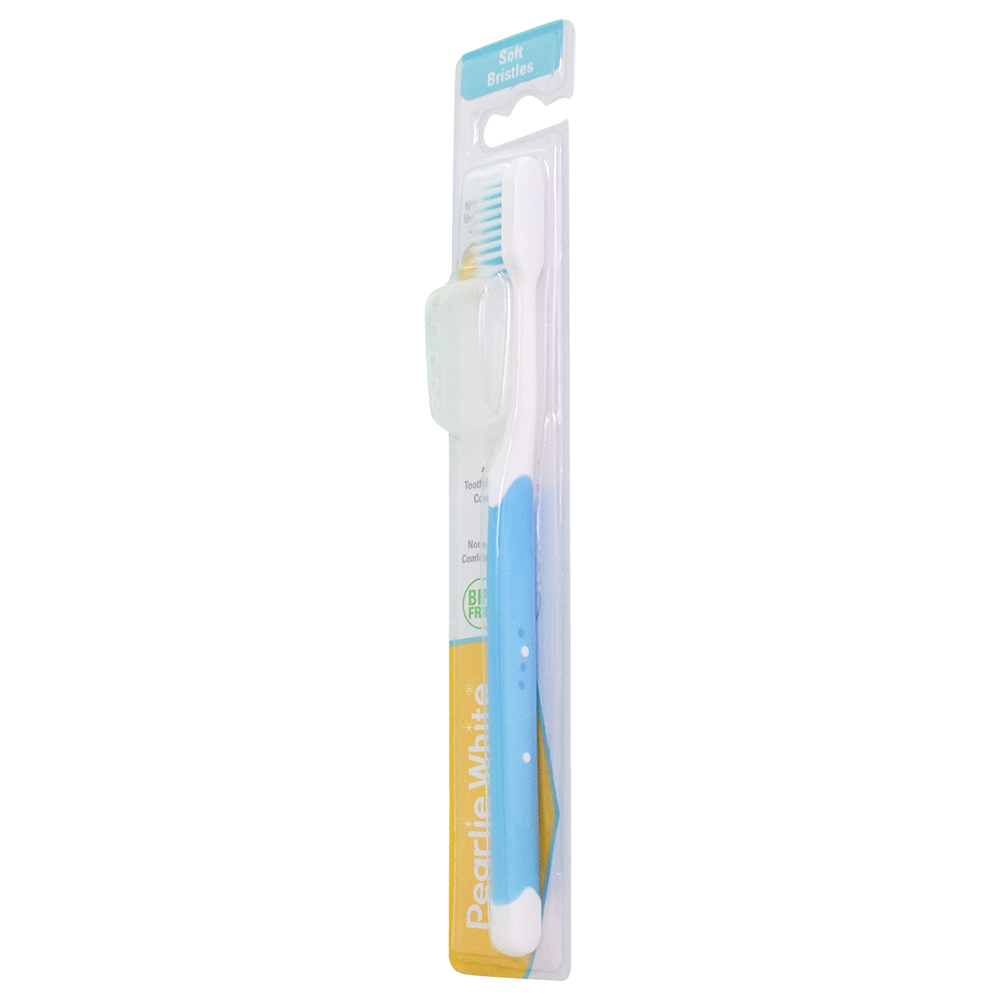 Pearlie White - Brush Care Slim Soft Tooth Brush - Blue