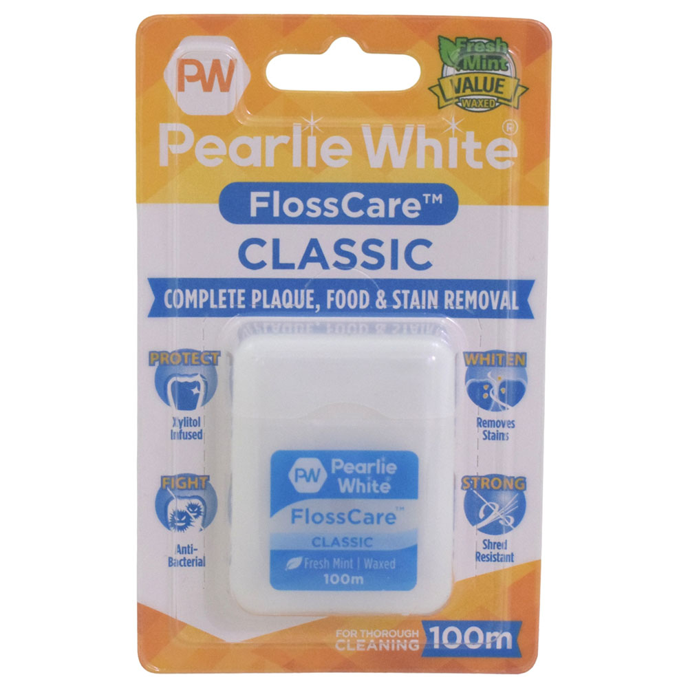Pearlie White - Flosscare - Fresh Mint - 100M