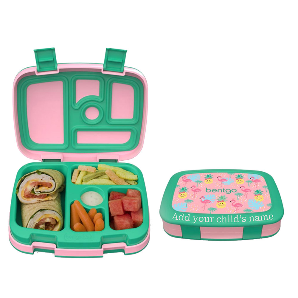 Bentgo - Personalized 5-Compartment Kids Lunch Box - Tropical
