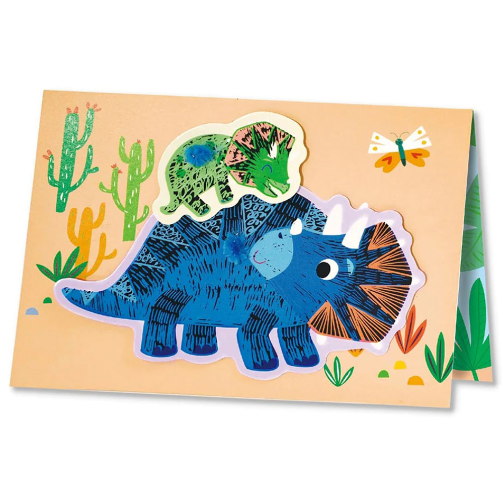 Avenir - Scratch Greeting Cards Set - Dinos