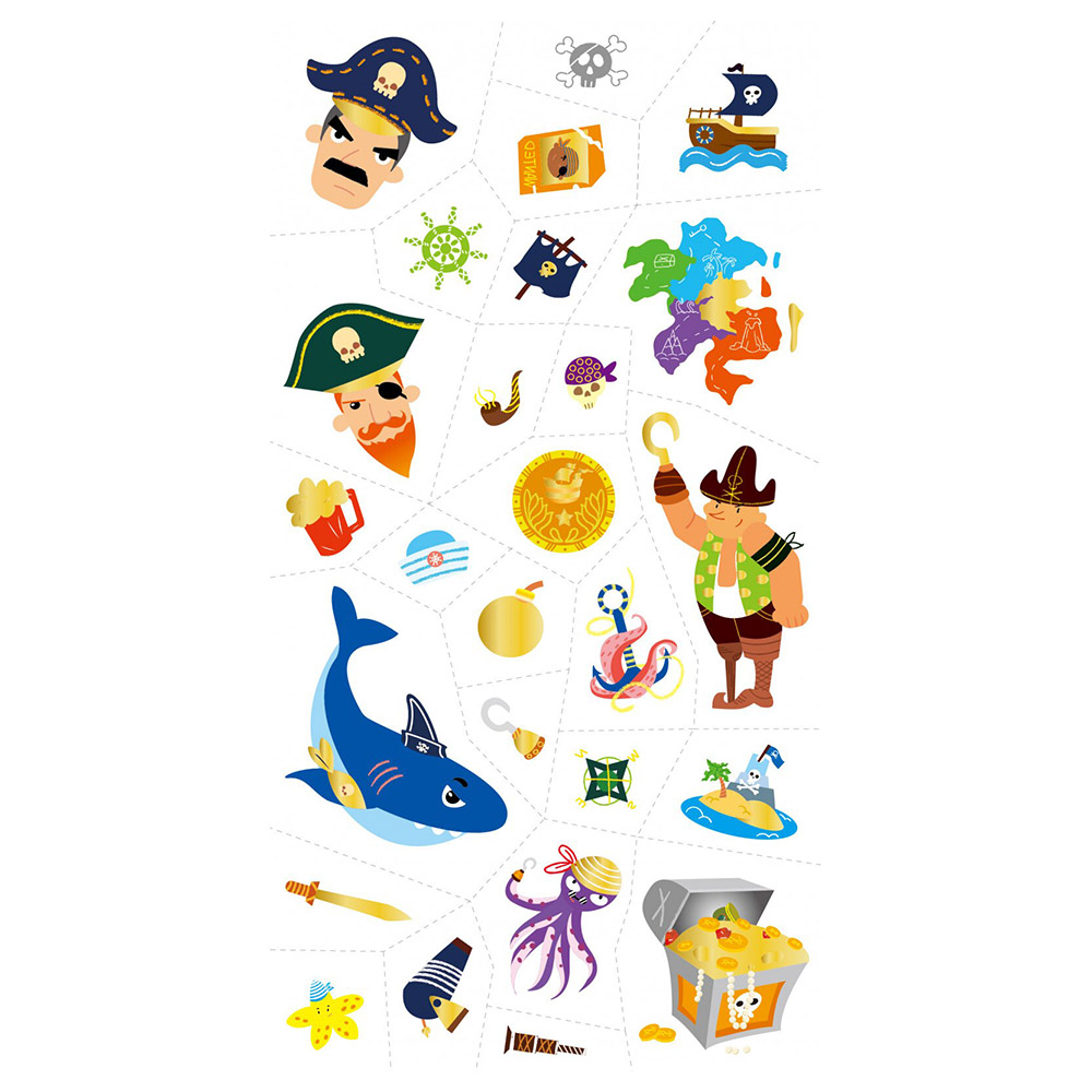 Avenir - TemporaryTattoos - 52pcs - Pirate