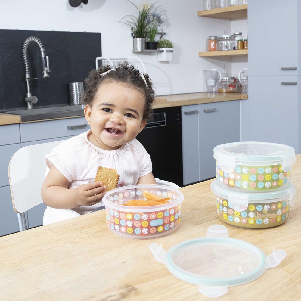 Badabulle Food Storage Containers 3 x 500ml