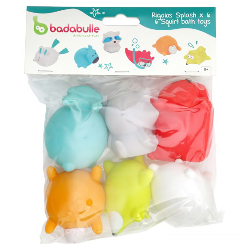Badabulle - Bath Toys Mountain, 6pcs