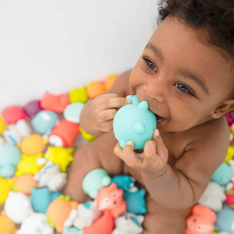 Badabulle - Bath Toys Mountain, 6pcs