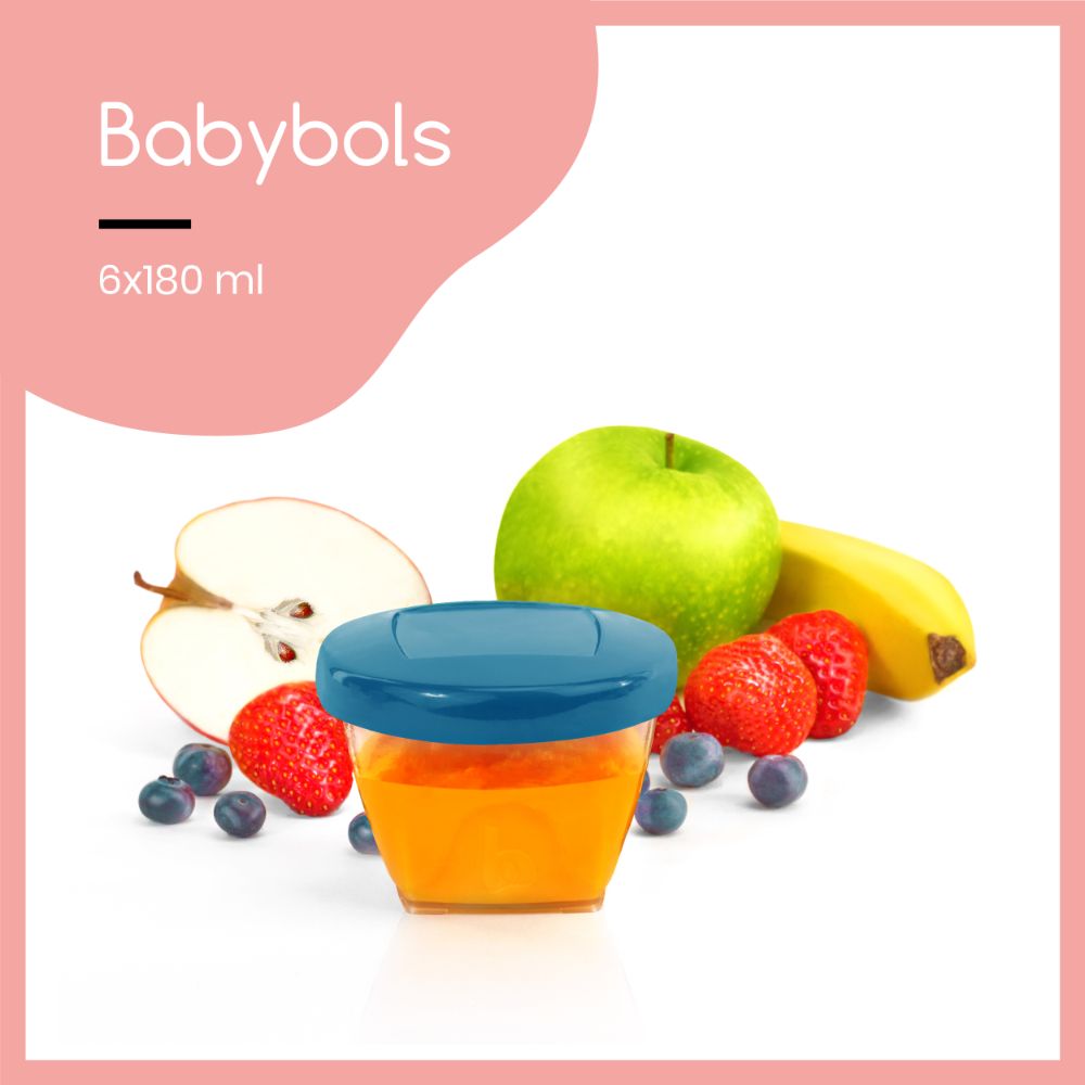 Babymoov - Babybols 180ml - Pack of 6 - Baby Stackable bowls