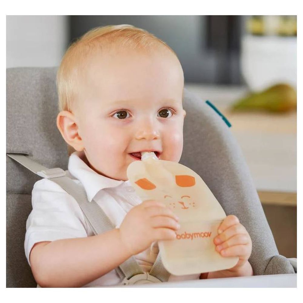 Babymoov - Reusable Baby Food Pouches 150ml - 20pcs