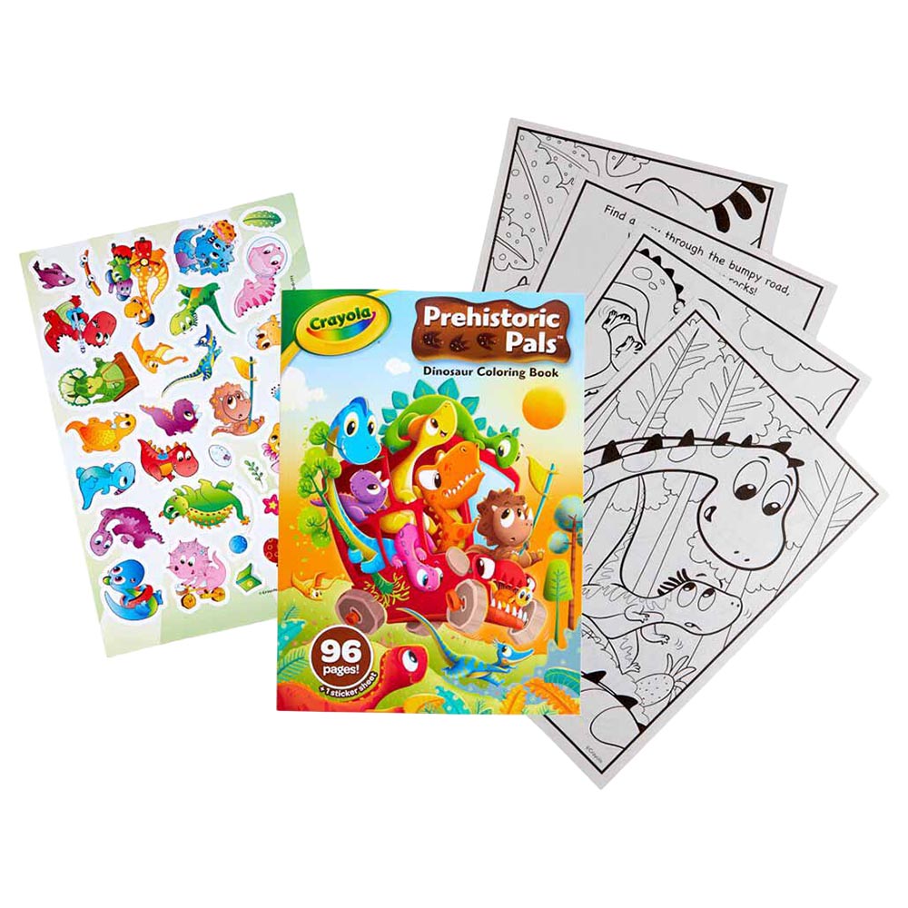 Crayola - Prehistoric Pals Colouring Books