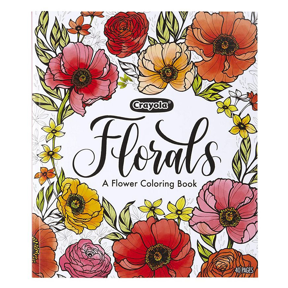 Crayola - 40-Page Coloring Book Colors In Bloom