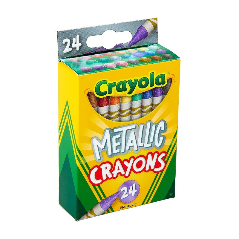 Crayola - 24 Metallic Crayons