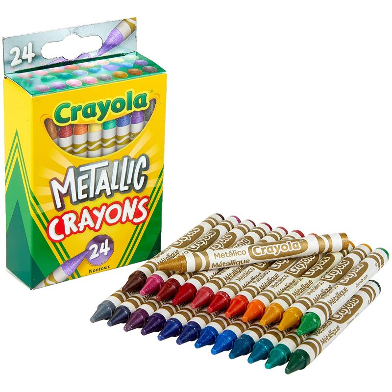 Crayola - 24 Metallic Crayons