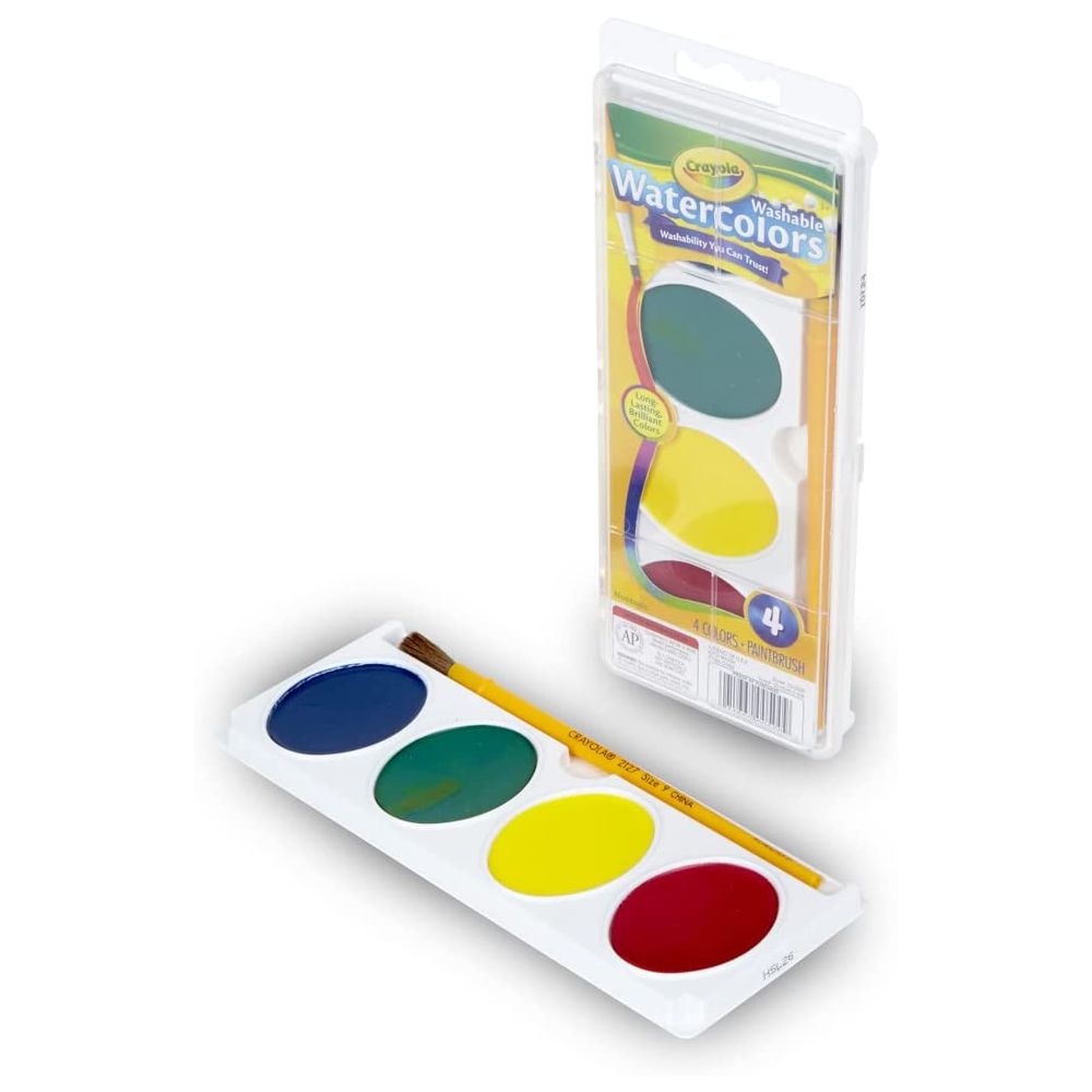 Crayola - Watercolors with Plastic Handled Brush