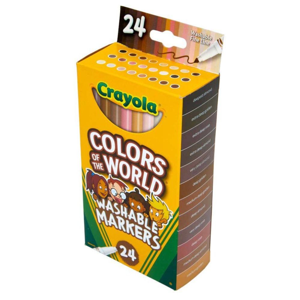 Crayola - Colors of the World Fine Line Washable Skin Tone Markers