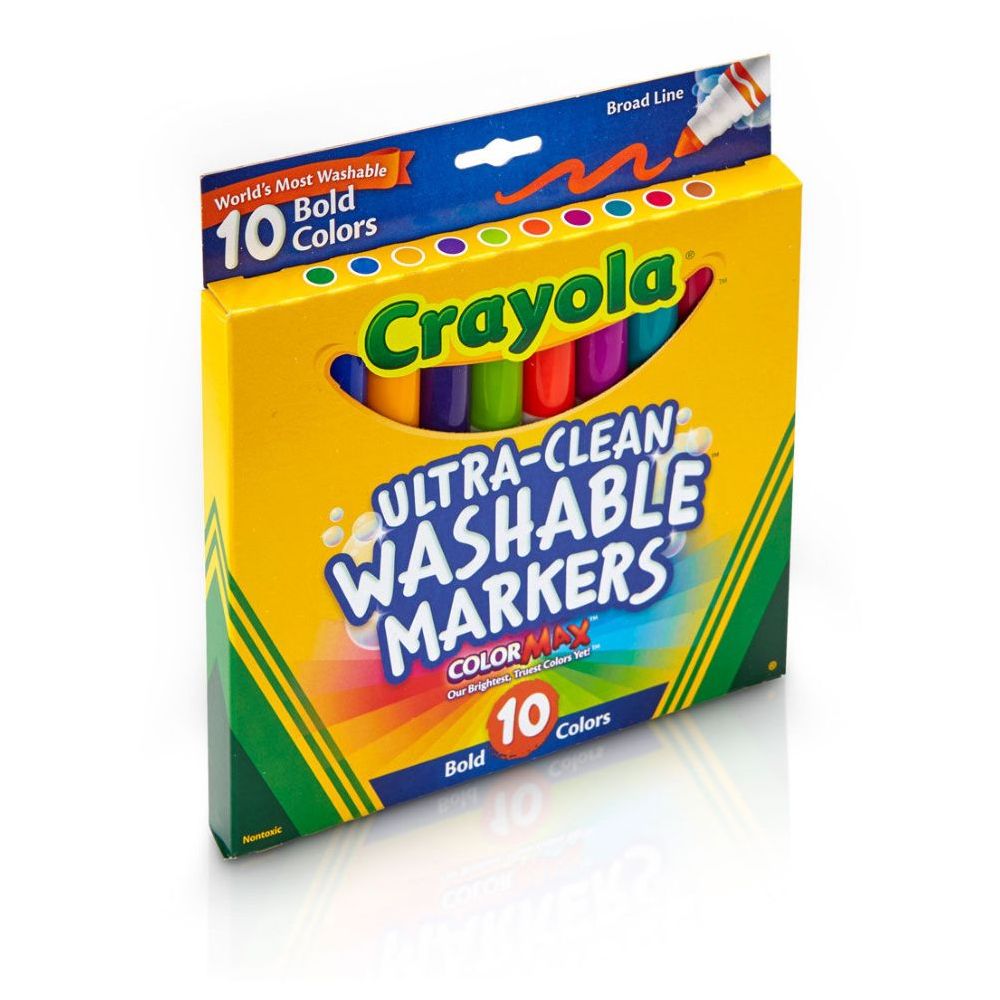 Crayola - Ultra Clean Washable Bold Colors - 10 Colors